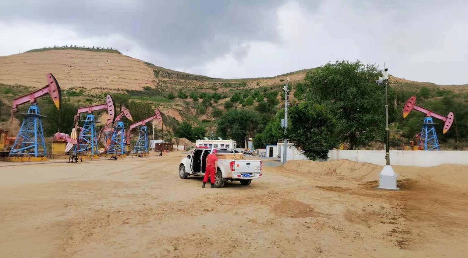 石油石化移动监控友联哨兵现场应用