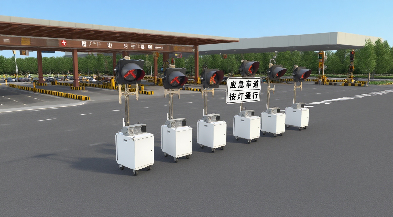 友联哨兵移动监控进驻高速服务区雷达测速+红绿灯管控筑牢安全防线